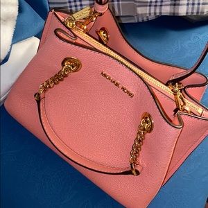 Authentic Peach Micheal Kors Small Purse